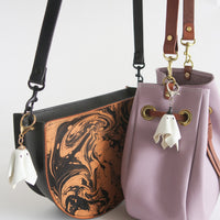 Little Leather Ghosties - Bag Charms*