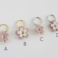 Cherry Blossom Split Keychain