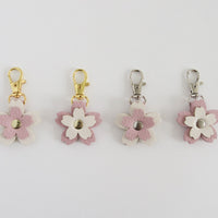 Cherry Blossom Clip Keychain