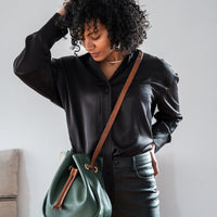 Classic Valerie - Soft Leather Bucket Bag