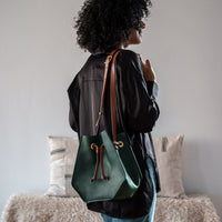 Penny - Leather Bucket Bag