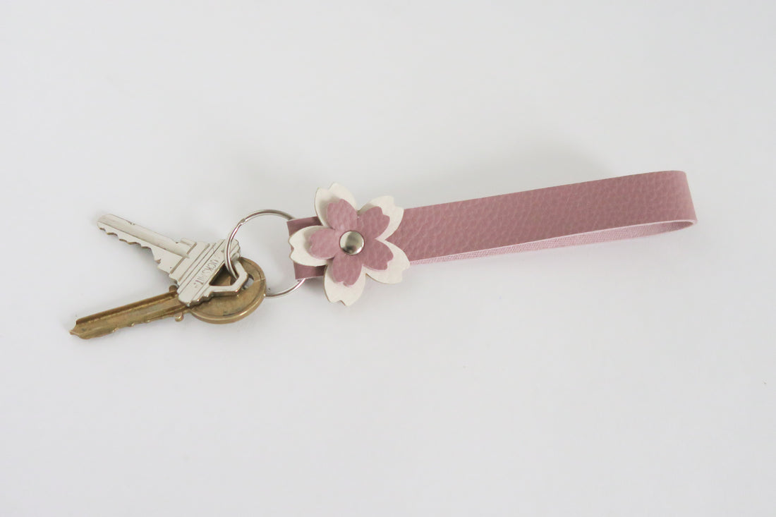 Cherry Blossom Strap Keychain