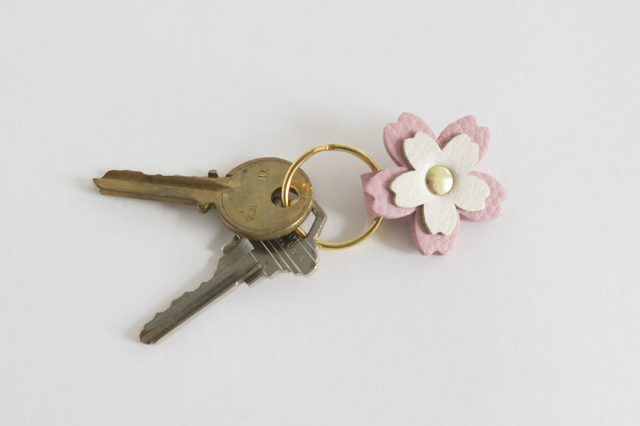 Cherry Blossom Split Keychain