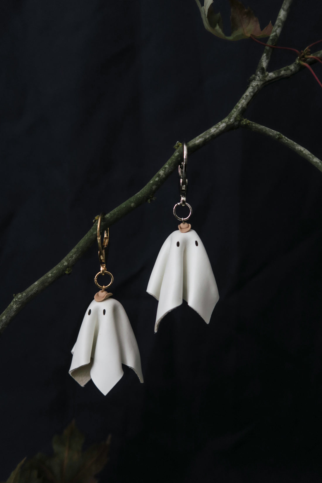 Little Leather Ghosties - Bag Charms*
