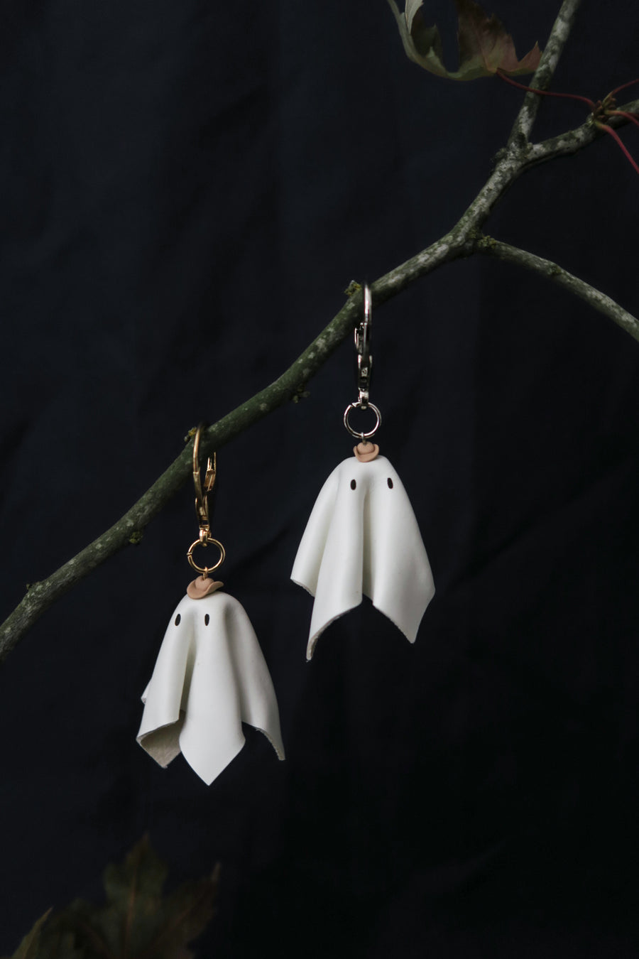 Little Leather Ghosties - Bag Charms*