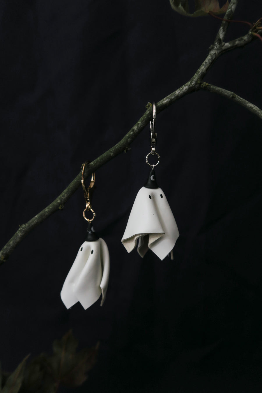 Little Leather Ghosties - Bag Charms*