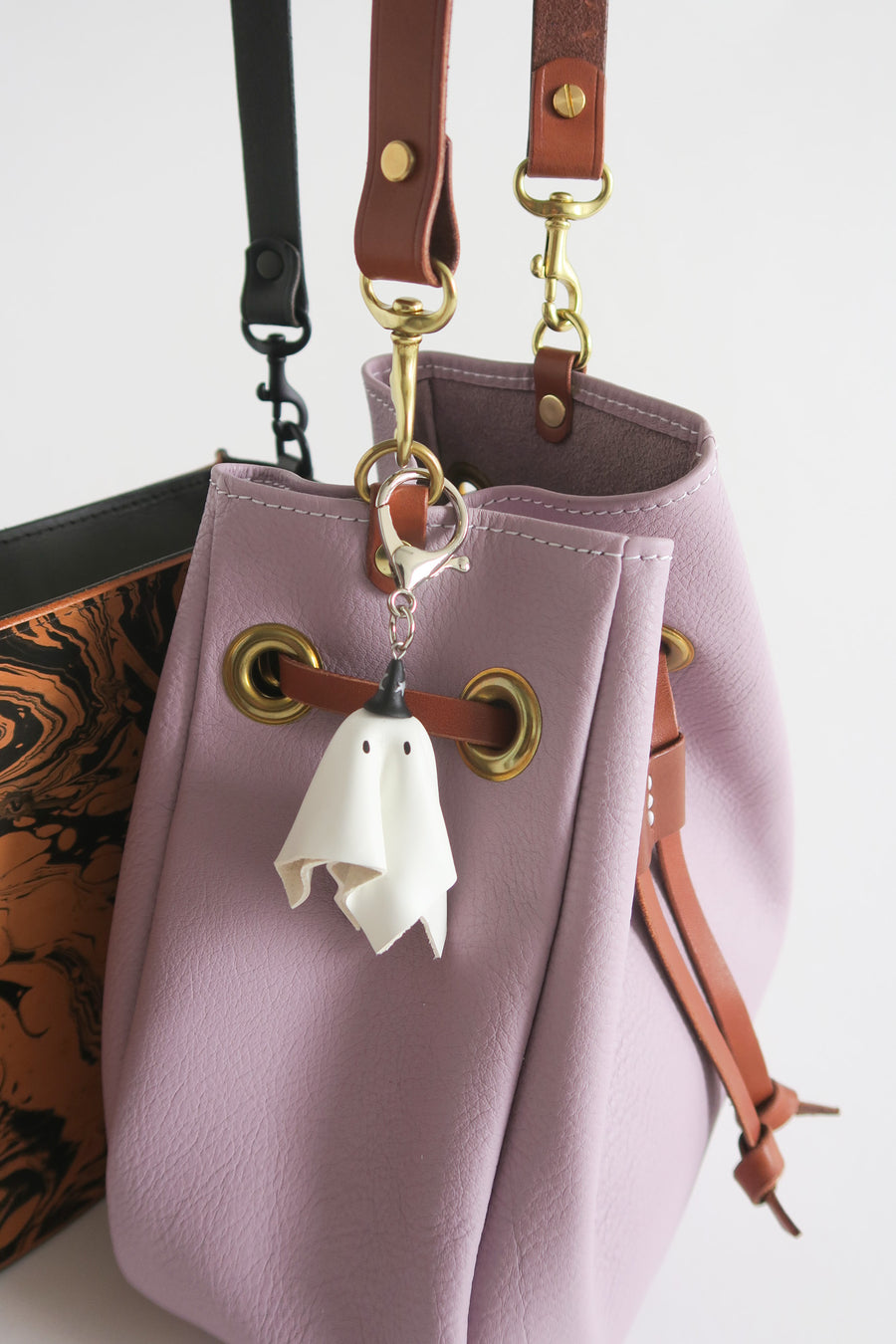 Little Leather Ghosties - Bag Charms*