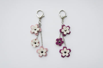 Cherry Blossom Chain Bag Charm