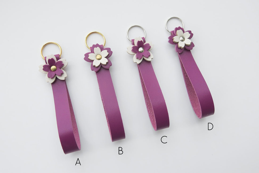 Cherry Blossom Strap Keychain