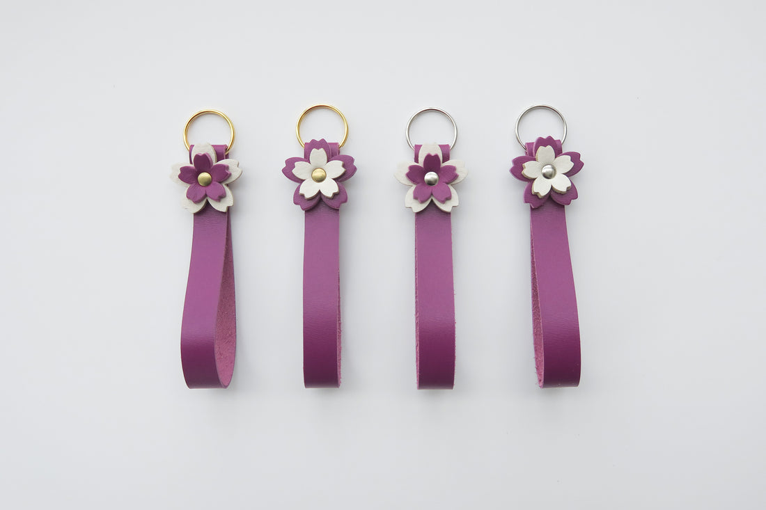 Cherry Blossom Strap Keychain