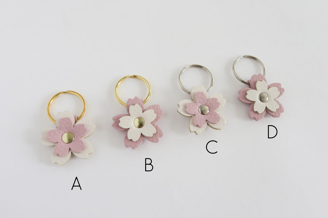 Cherry Blossom Split Keychain