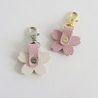 Cherry Blossom Clip Keychain