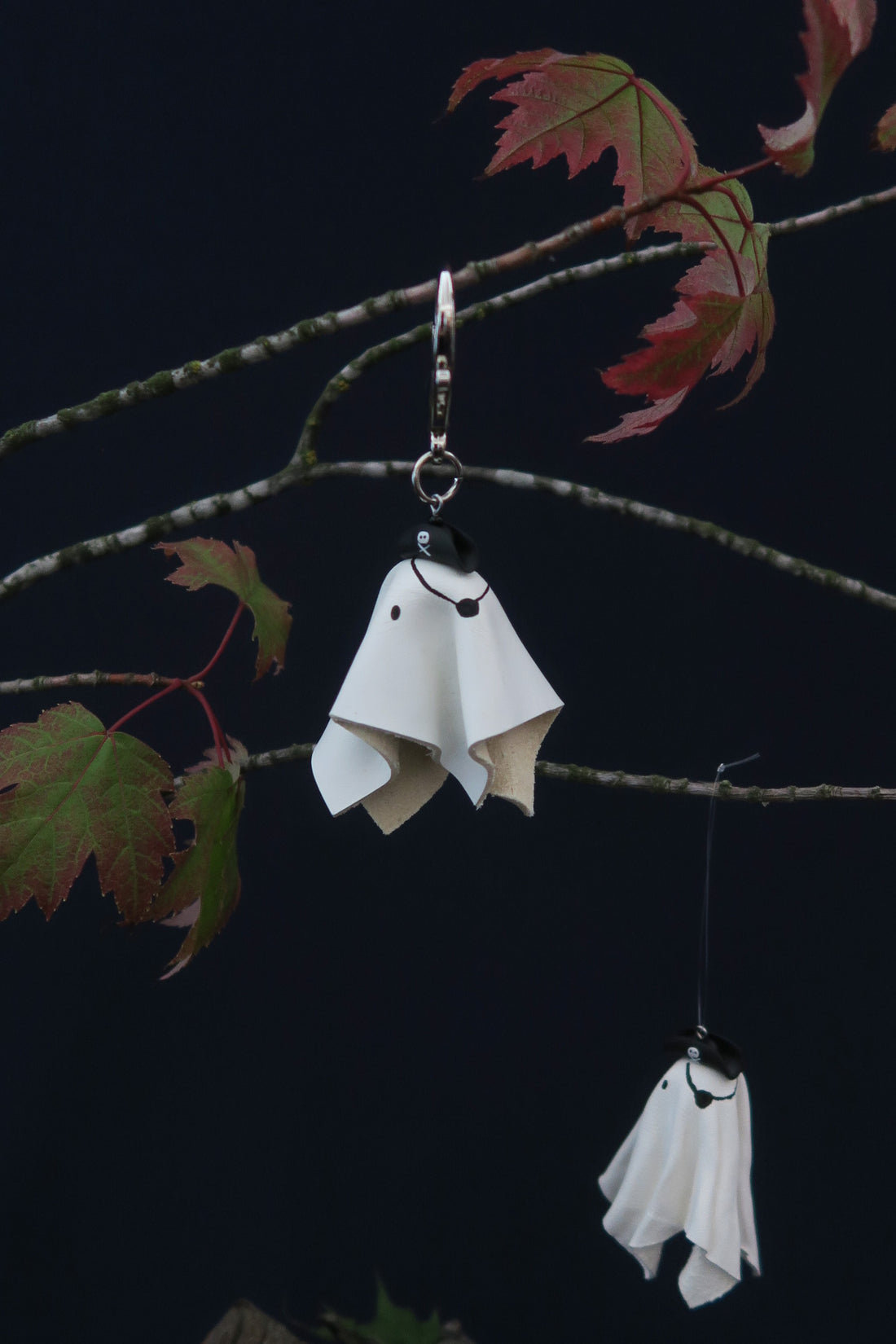 Little Leather Ghosties - Bag Charms*