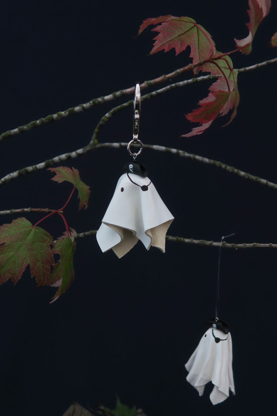 Little Leather Ghosties - Bag Charms*