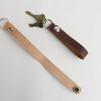 Snap Leather Key Chain